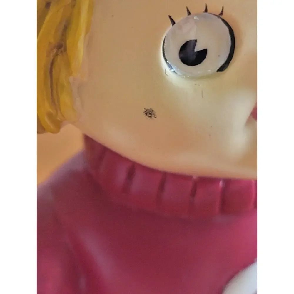 Campbell's Winter Fun Vintage 1997 Danbury Mint Campbell Kids Resin‎ Figurine